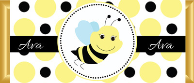 Chocolate Bar Favours - Bumble Bee