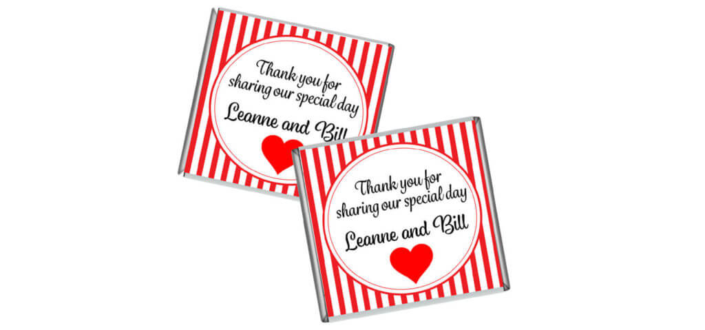 red & white stripe petite chocolates,mini engagement chocolates,mini wedding chocolates,mini chocolate wedding favors,mini chocolate wedding gift,mini desserts for weddings,mini anniversary chocolates,anniversary chocolates,anniversary candy ideas,engagement chocolates,personalised engagement chocolates,best engagement chocolates