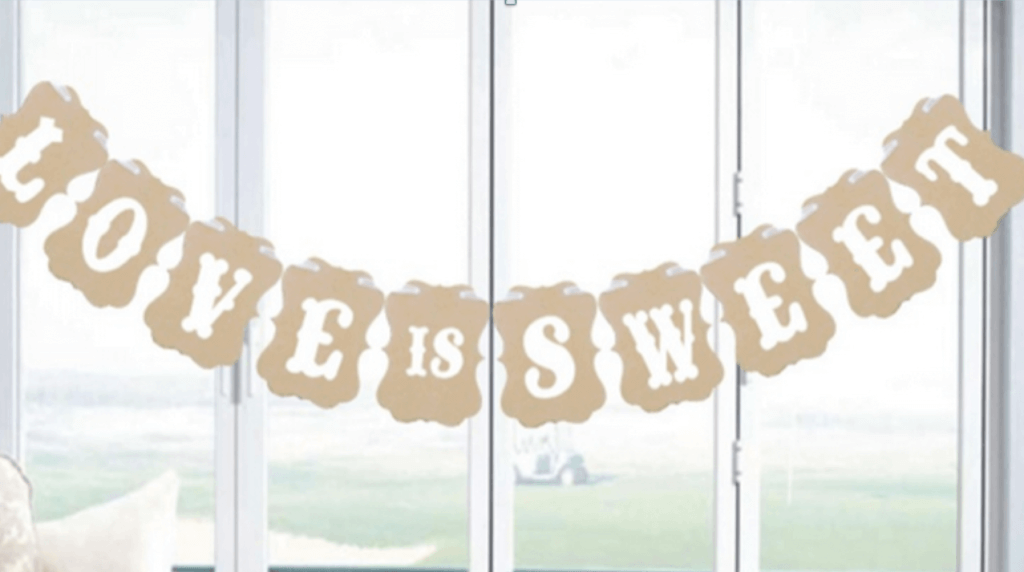 love is sweet banner