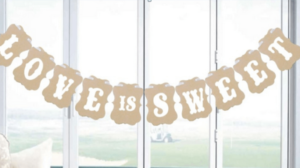 love is sweet banner