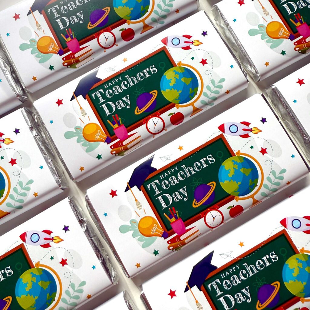 BRIGHT FUN TEACHERS DAY CHOCOLATE BARS 2