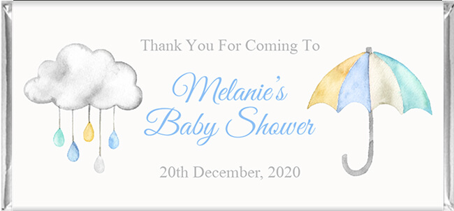 Baby Shower Chocolate Favours - Blue Shower