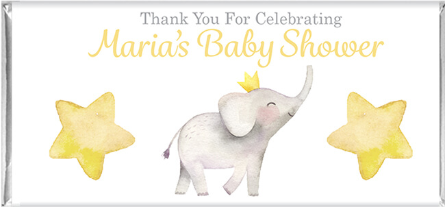 Baby Shower Chocolate Favours - Baby Elephant