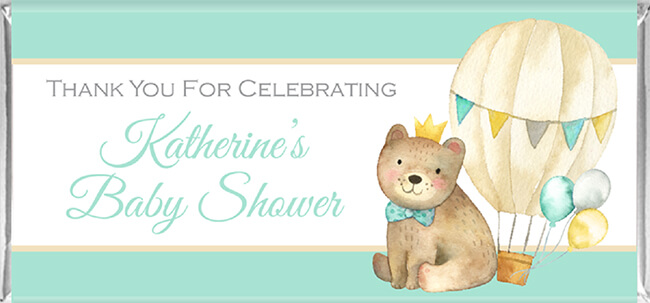 Baby Chocolate Favours - Teddy & Balloon