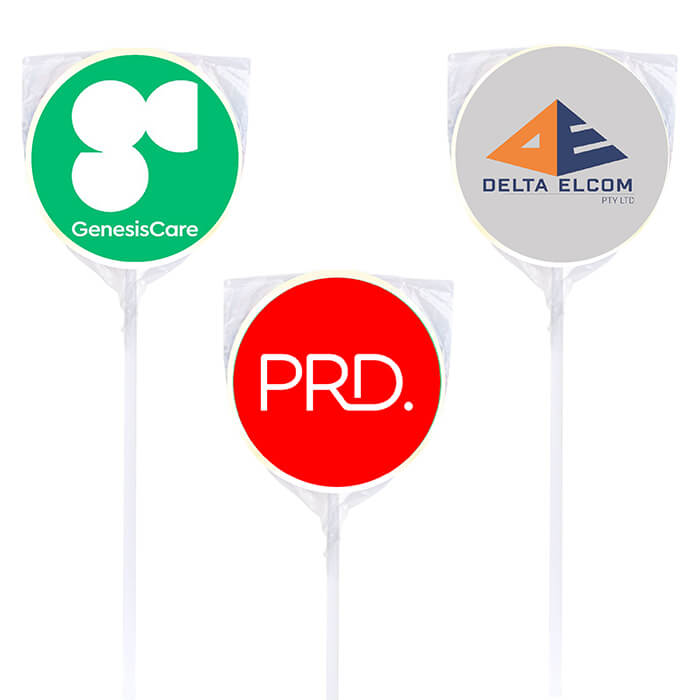 Personalised Business Lollipops
