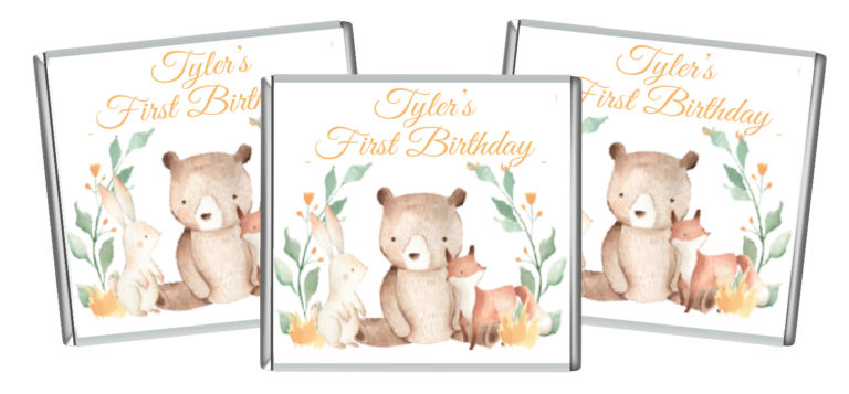 Woodlands Baby Personalised Petite Chocolates
