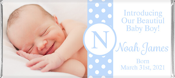 Baby Photo Chocolate Bars