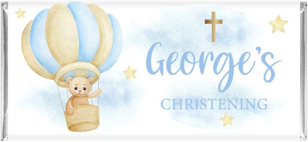 teddy hot air balloon cross