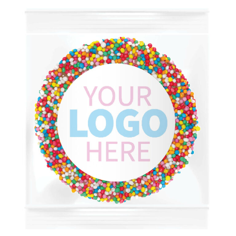 Corporate Personalised Add Your Logo Giant Chocolate Freckle