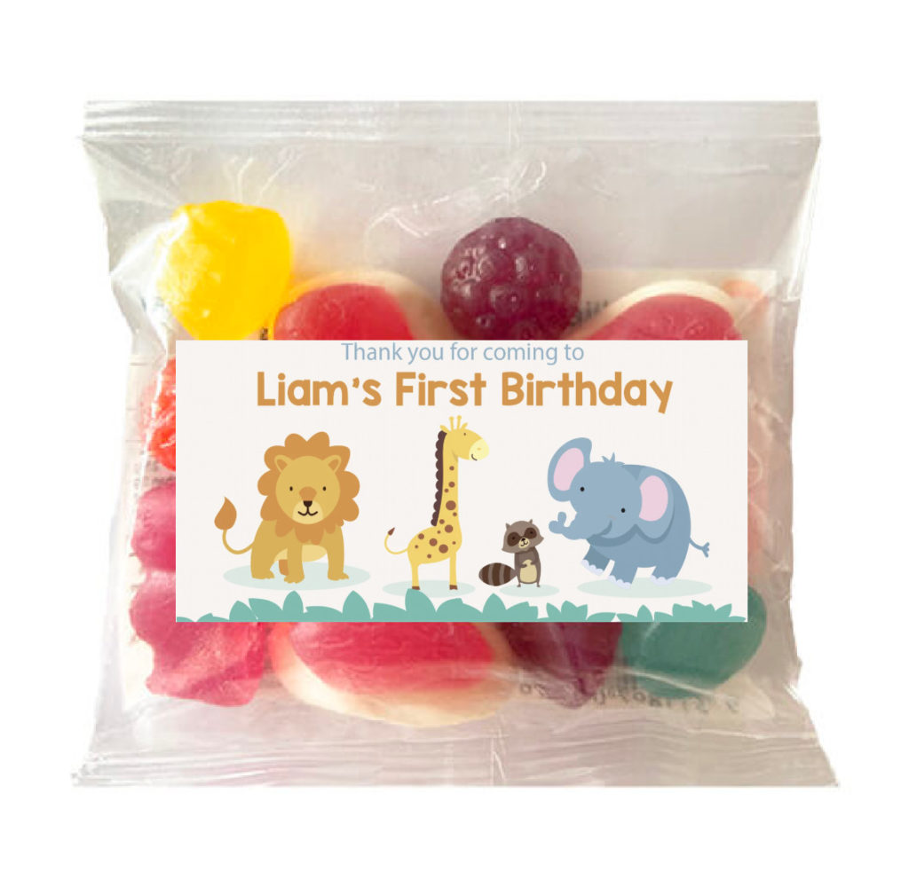 jungle buddies lolly bags