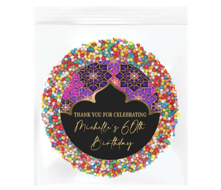 Arabian Nights Theme Custom Giant Chocolate Freckle
