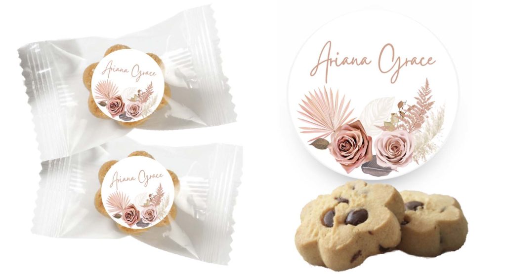 floral boho mini cookies