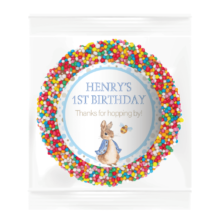 Peter Rabbit Personalised Giant Chocolate Freckle