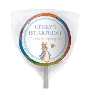 peter rabbit personalised mini cookies