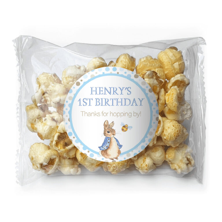 Peter Rabbit Personalised Popcorn Bags