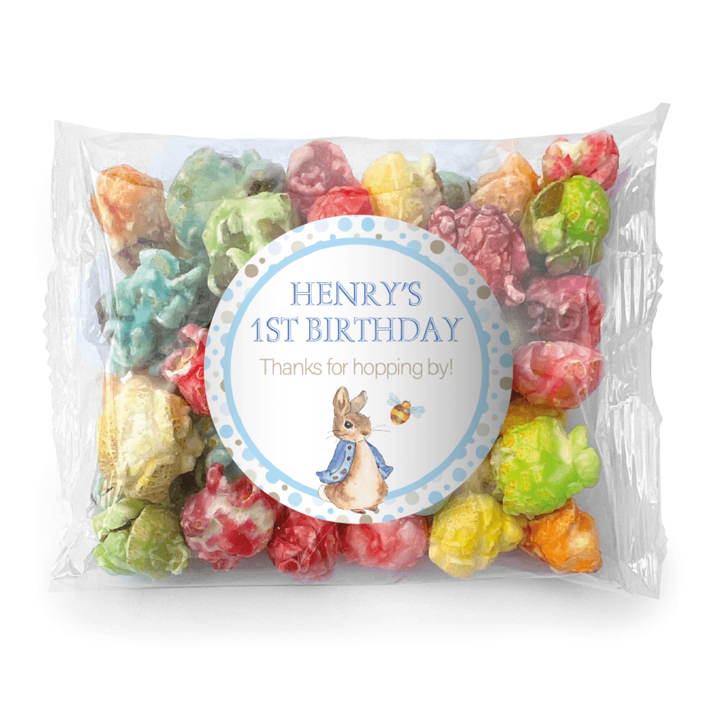 peter rabbit personalised mini cookies