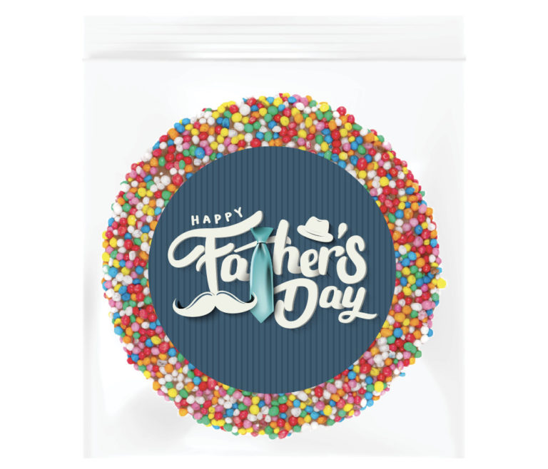 Fathers Day Fun Style Personalised Giant Chocolate Freckle