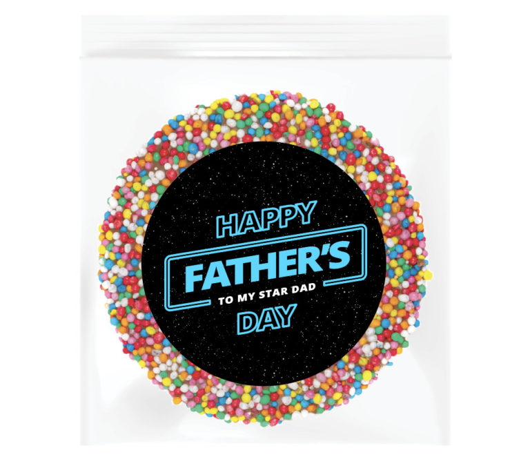 Fathers Day Star Wars Personalised Giant Chocolate Freckle
