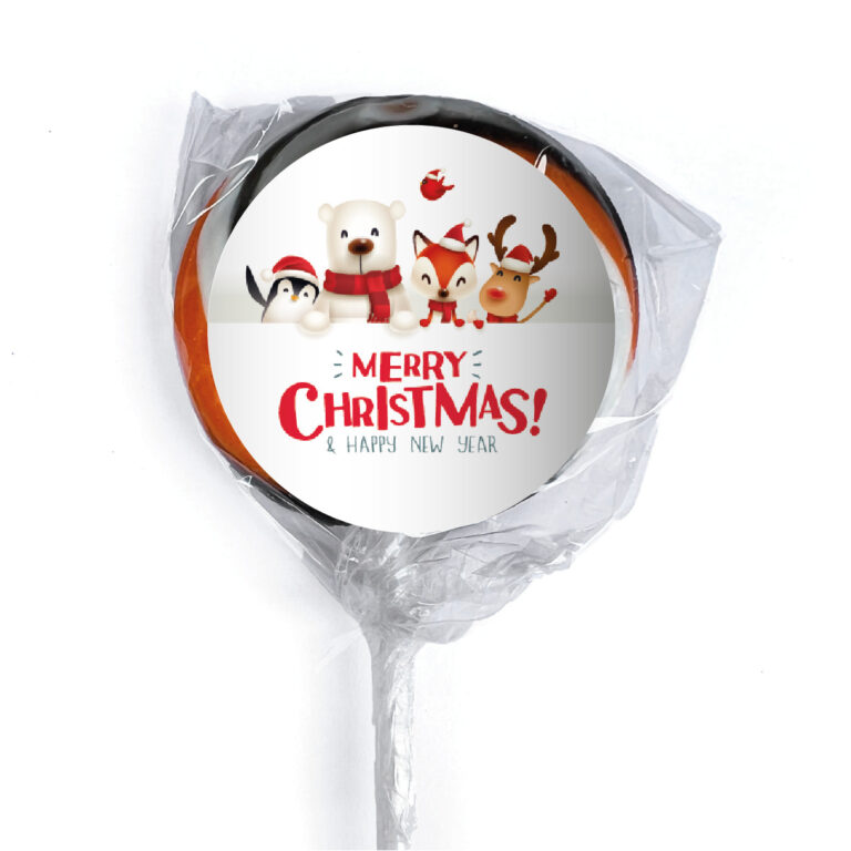 Christmas Cuties Personalised Lollipops