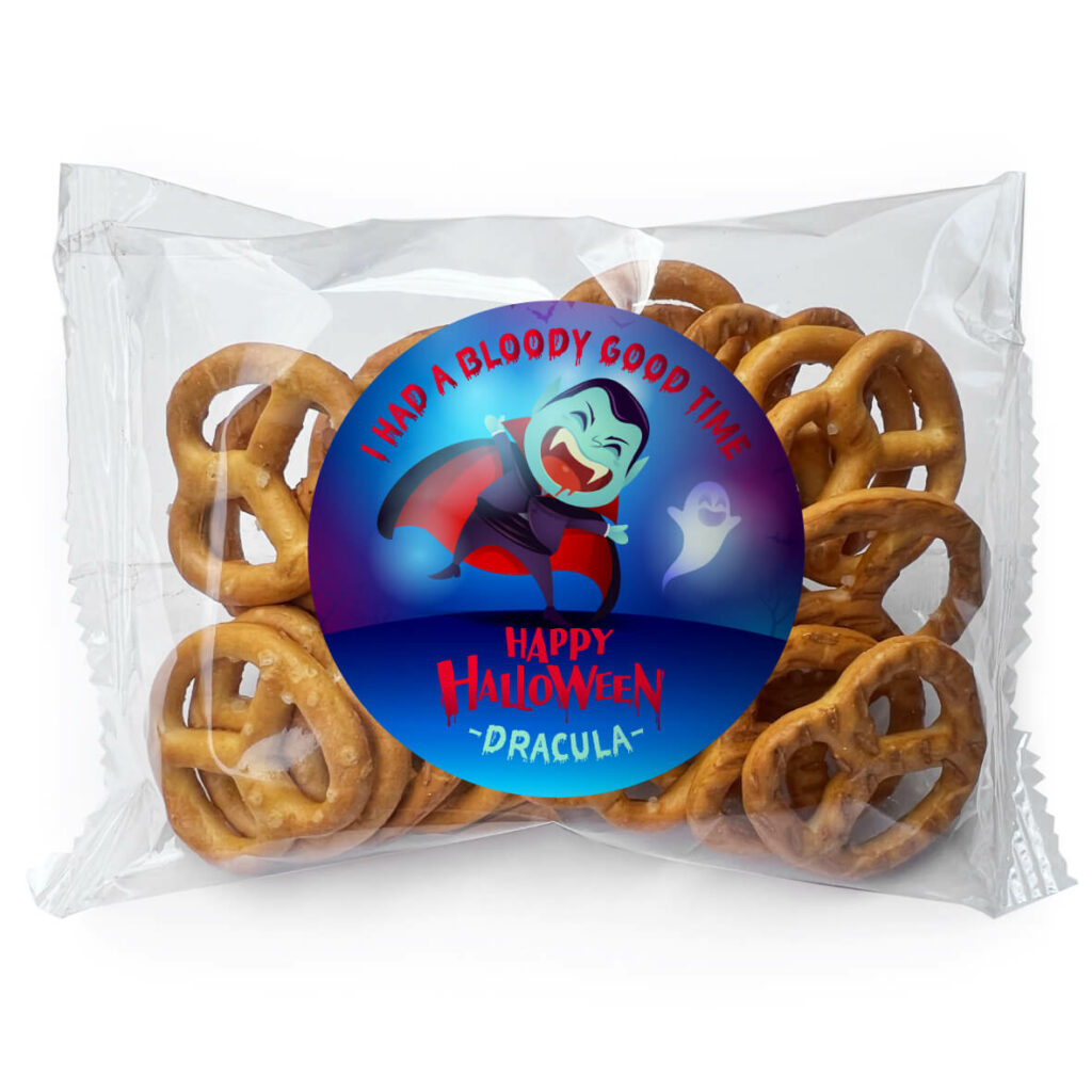 favour perfect favor brezel with custom label dracula