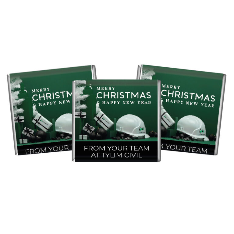 Construction Industry Personalised Christmas Petite Chocolates