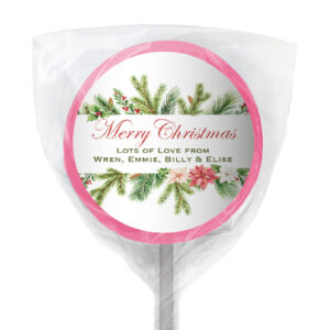 chocolate bar favours watercolour christmas