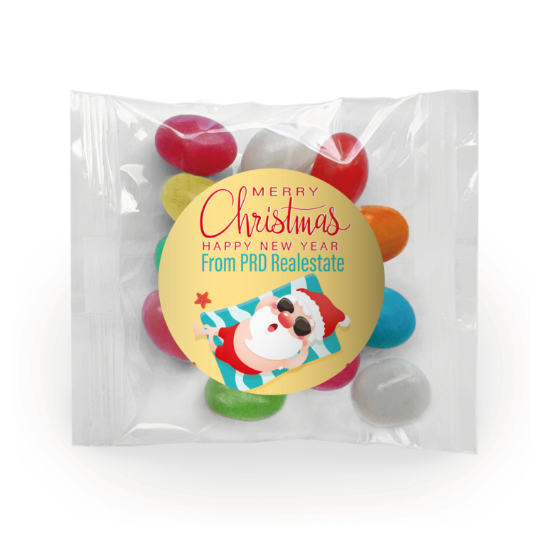 Sunbaking Santa  Jelly Bean Bags