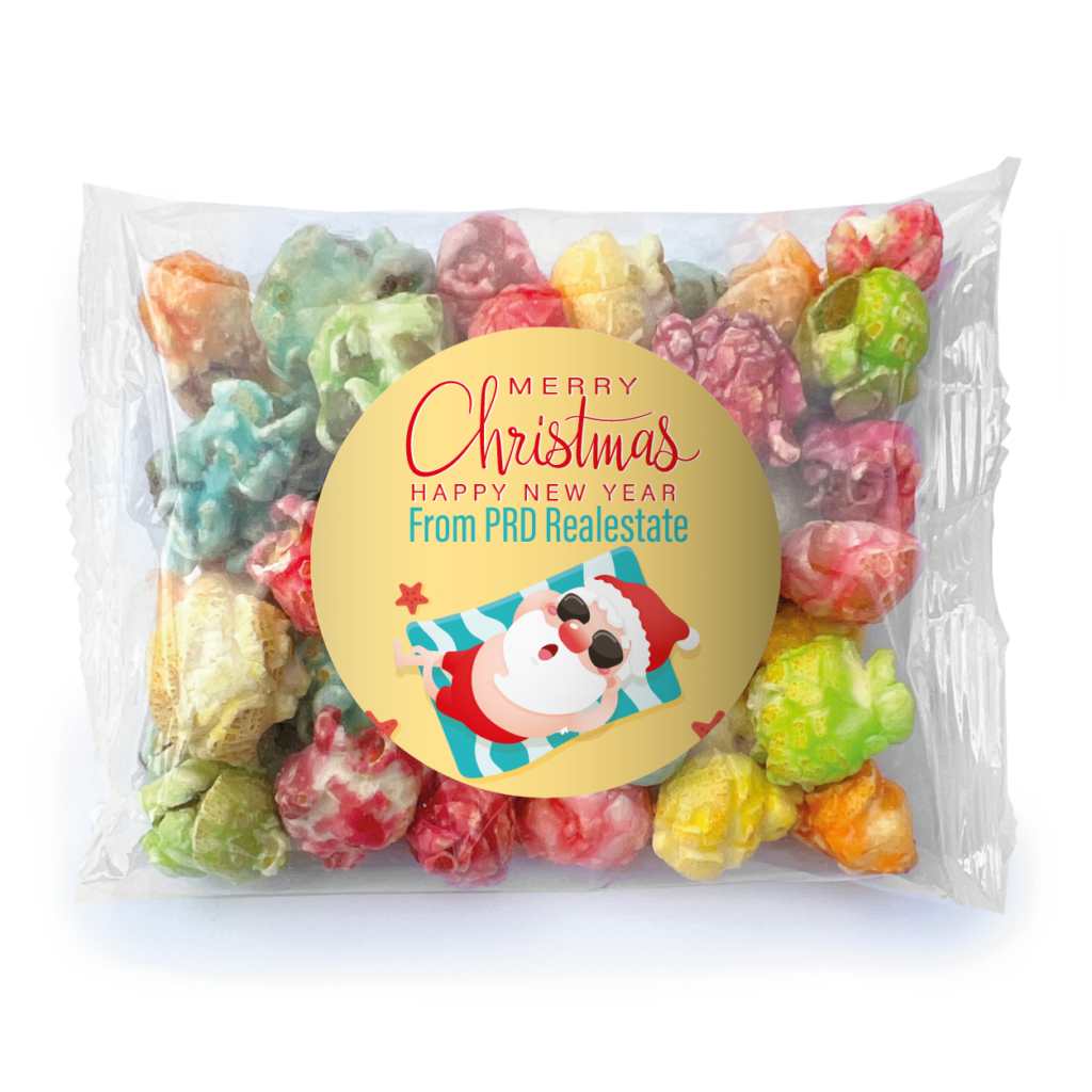 sunbanking santa rainbow popcorn
