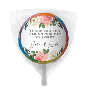 florals on white chocolate bars