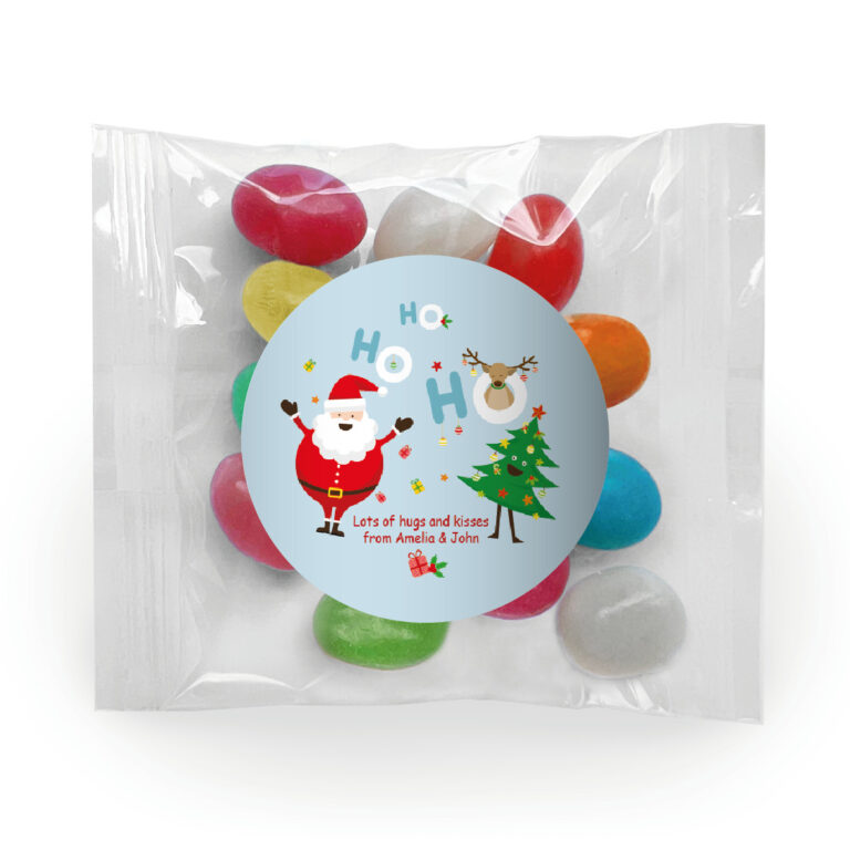 Christmas Fun Personalised Jelly Bean Bags