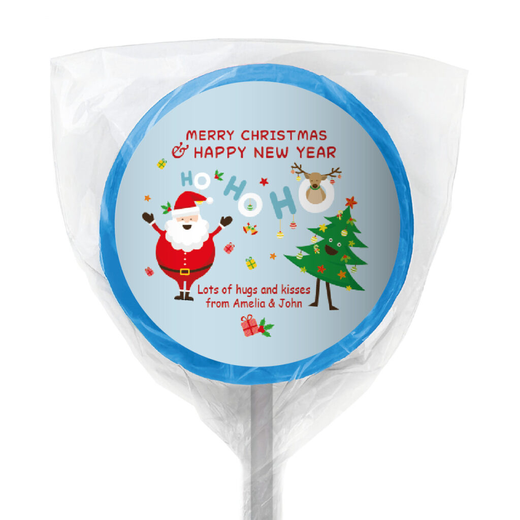 favour perfect f favour santa decor lollipop blue