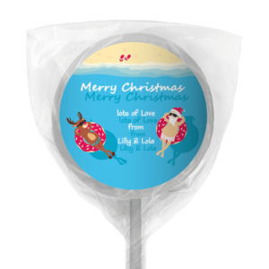favour perfect favor donut santa lollipop white