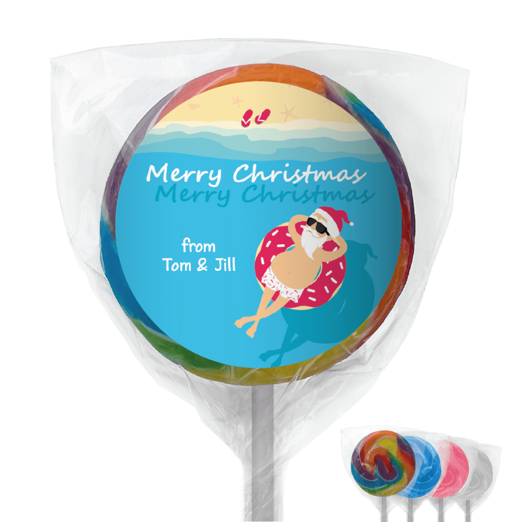 favour perfect favor donut santa lollipops santa