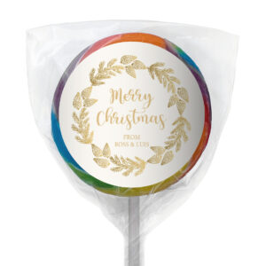 favour perfect favor xmas gold pine lollipop rainbow