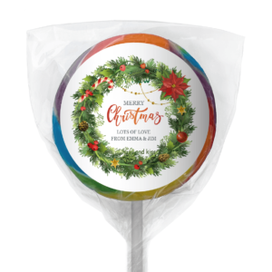 favour perfect favor xmas greenery lollipop rainbow