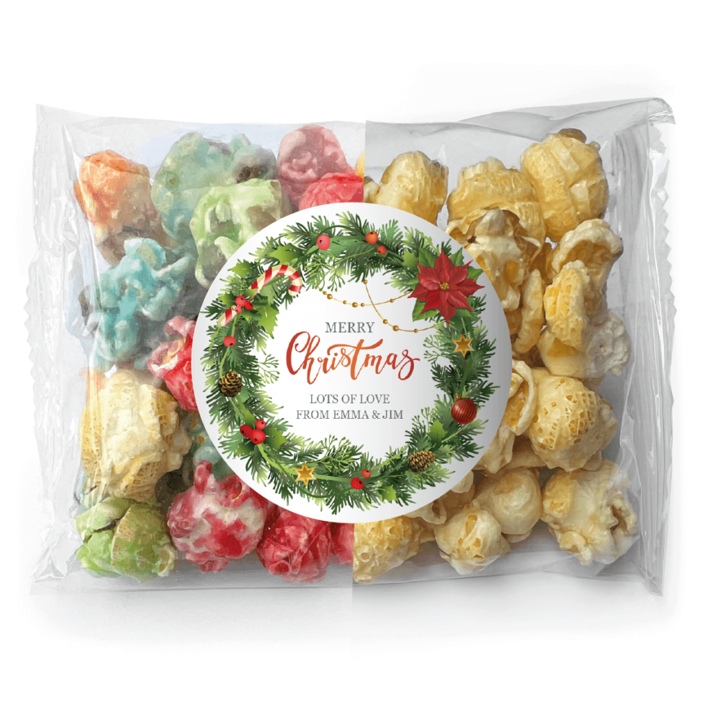 favour perfect favor xmas greenery popcorn rainbow caramel