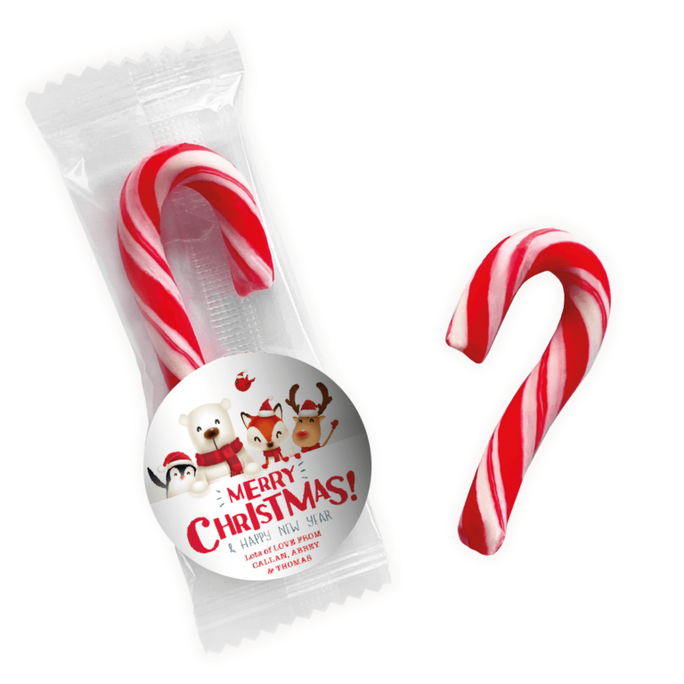 Christmas Cuties Personalised Mini Candy Canes