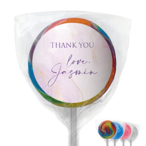 favour perfect favor marble purple lollipops