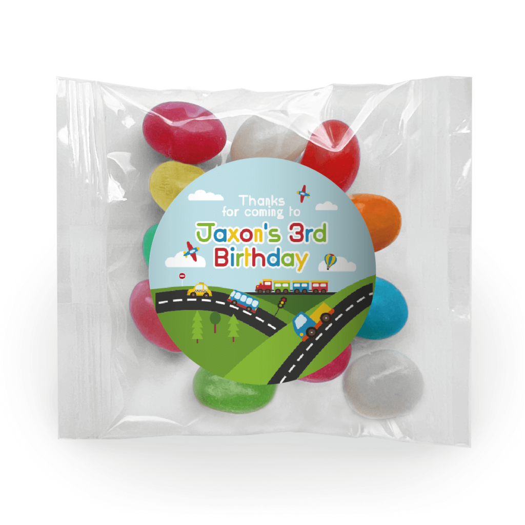 favour perfect favor cars trucks planes jelly beans