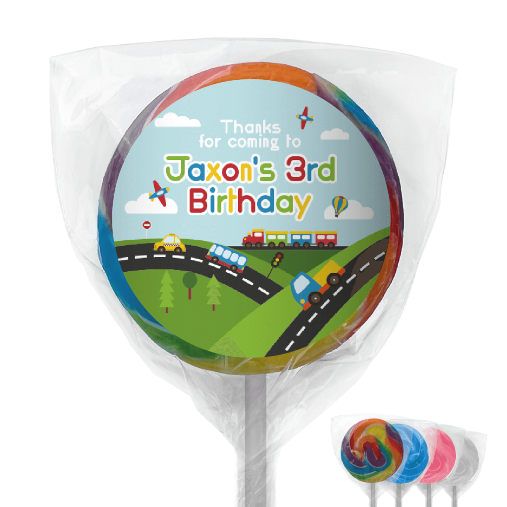 favour perfect favor cars trucks planes lollipops