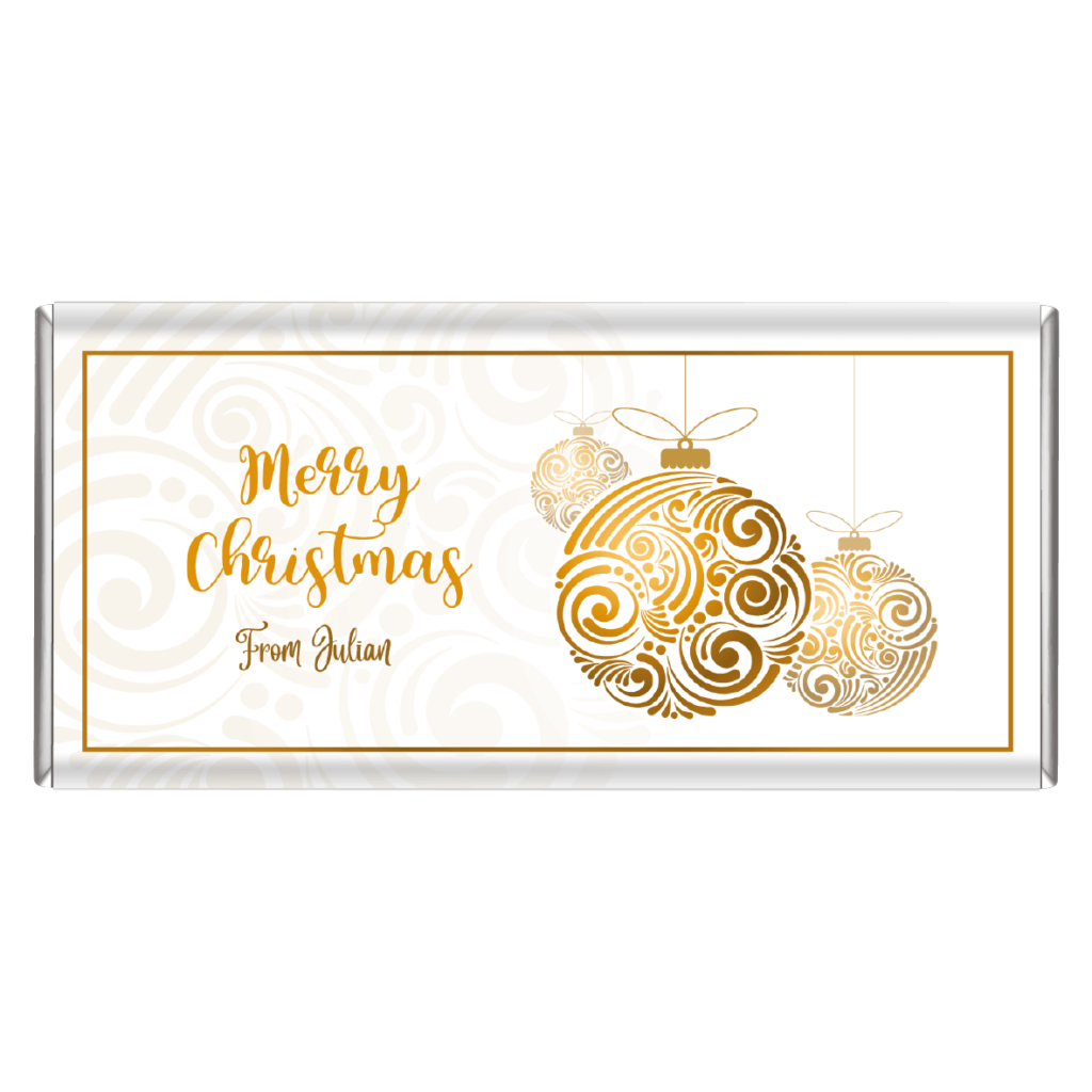favour perfect favor xmas gold balls chocolate