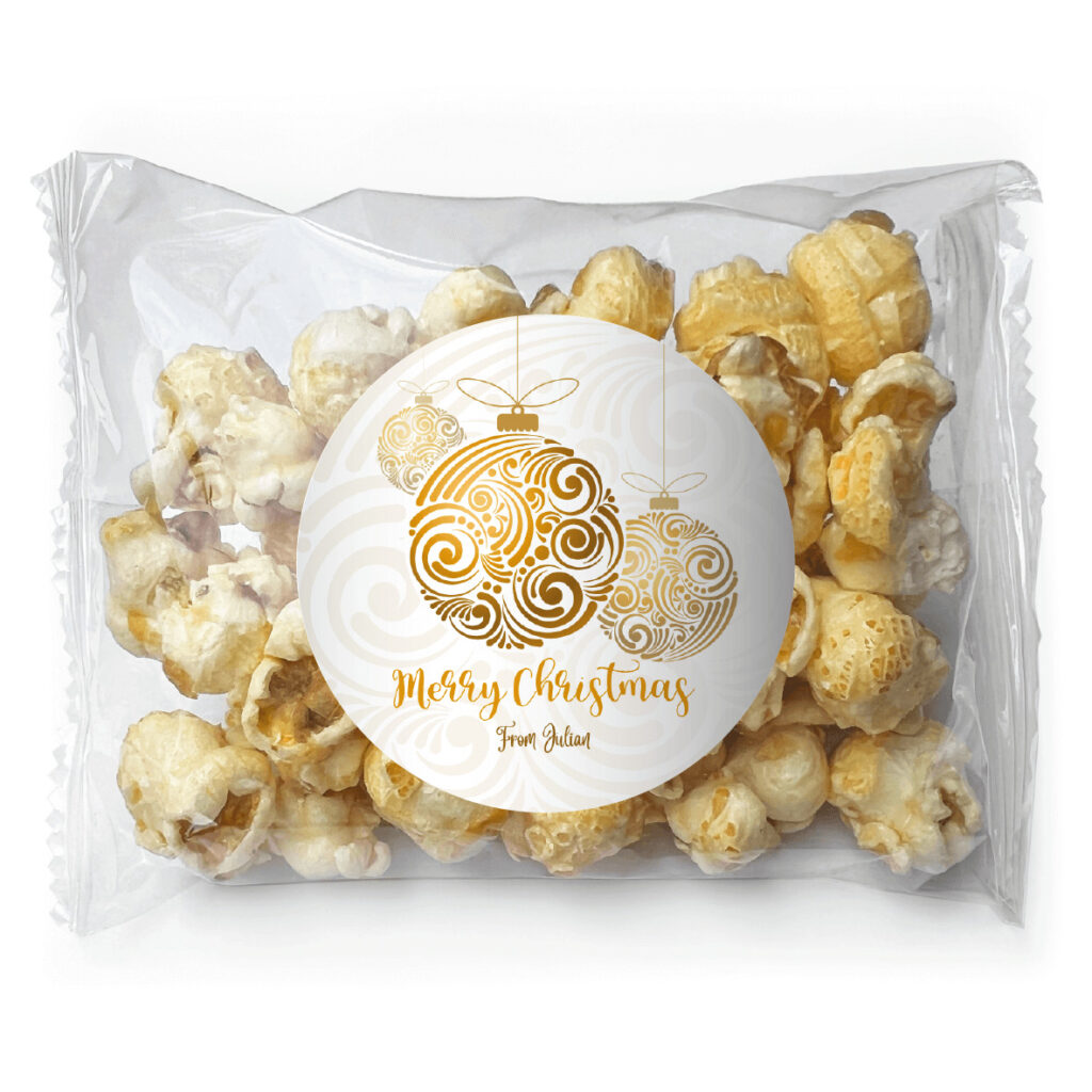 favour perfect favor xmas gold balls popcorn