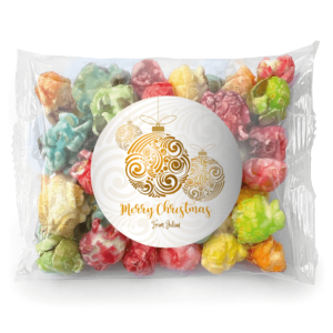 favour perfect favor xmas gold balls popcorn rainbow