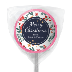 favour perfect favor xmas florals lollipop pink
