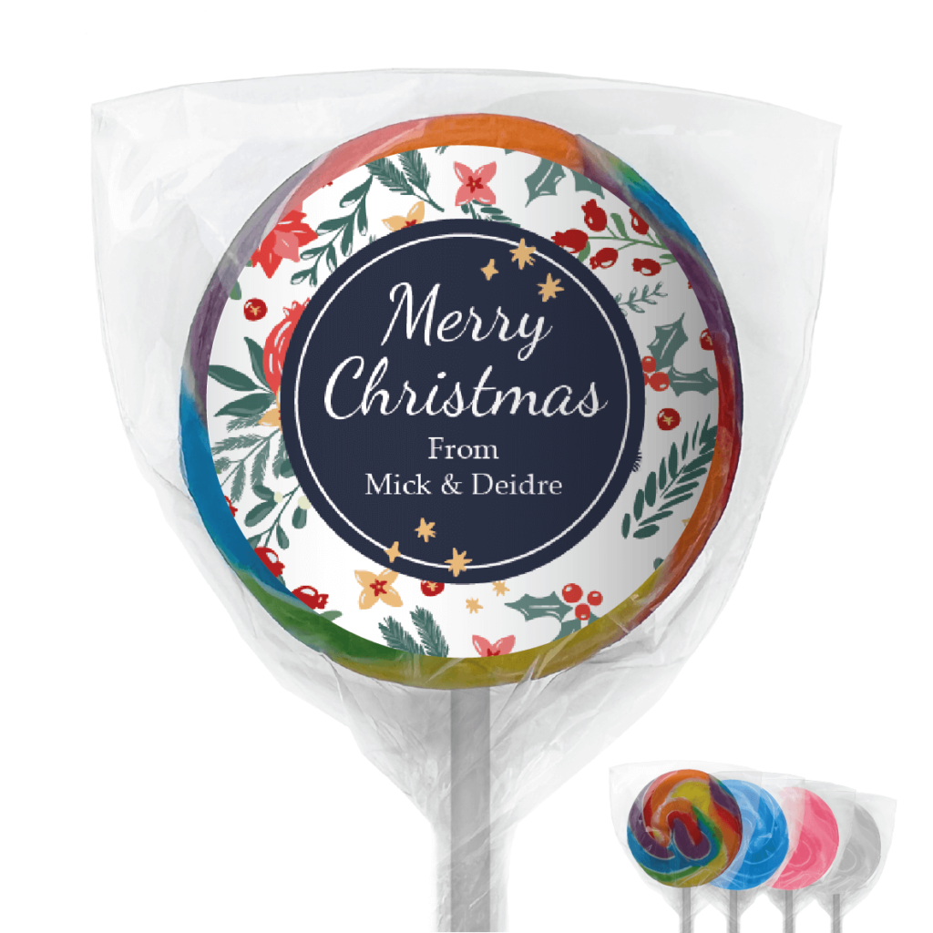 favour perfect favor xmas florals lollipops