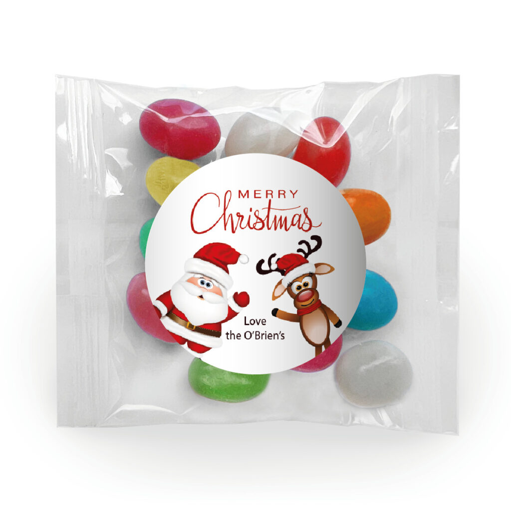 favour perfect favour waving santa christmas jelly beans