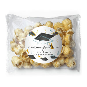 graduation hats popcorn