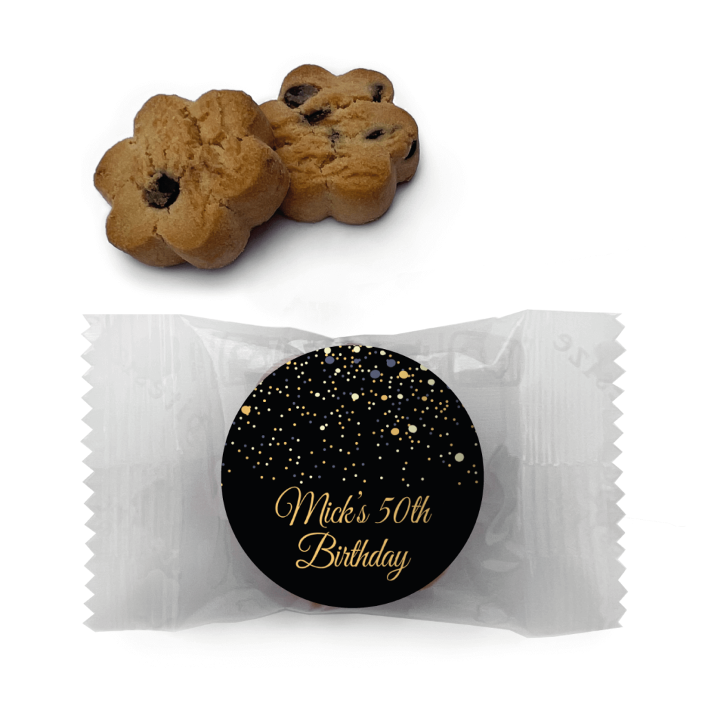 BLACK GOLD CONFETTI COOKIES
