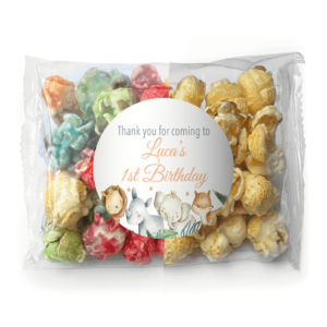 watercolour baby safari animals popcorn