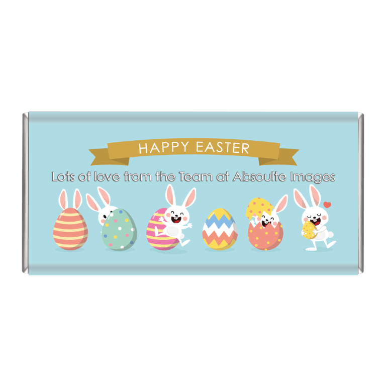 Cheeky Easter Bunnies Personalised Chocolate Bars